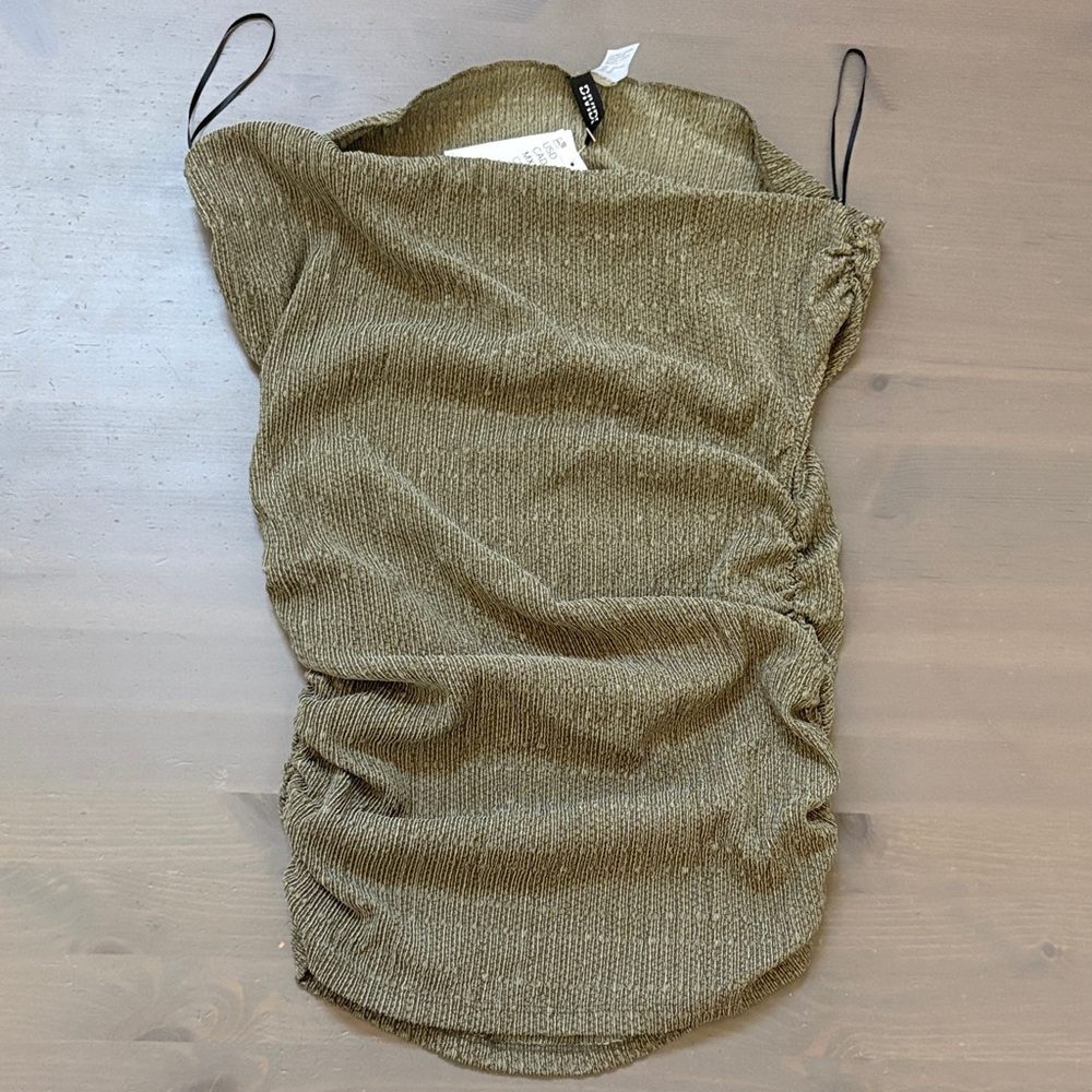 H&M Olive Green Camisole Top Size Medium